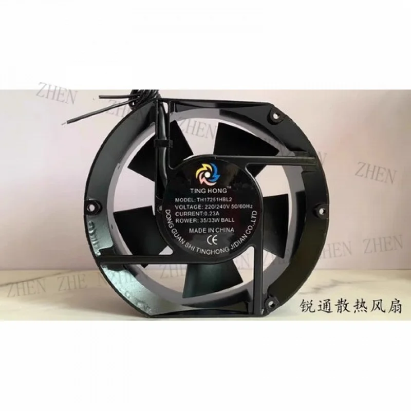 

Y ДЛЯ TING HONG TH17251HBL2 AC220V 0,23A 17251 17 см овальный охлаждающий вентилятор