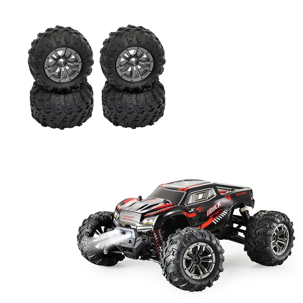 

Superior Quality-4 Pcs Wheel Tire Tyre 45-ZJ03 For XLH Xinlehong 9145 Hosim 9145 1/20 Truck RC Car Spare Parts Accessories