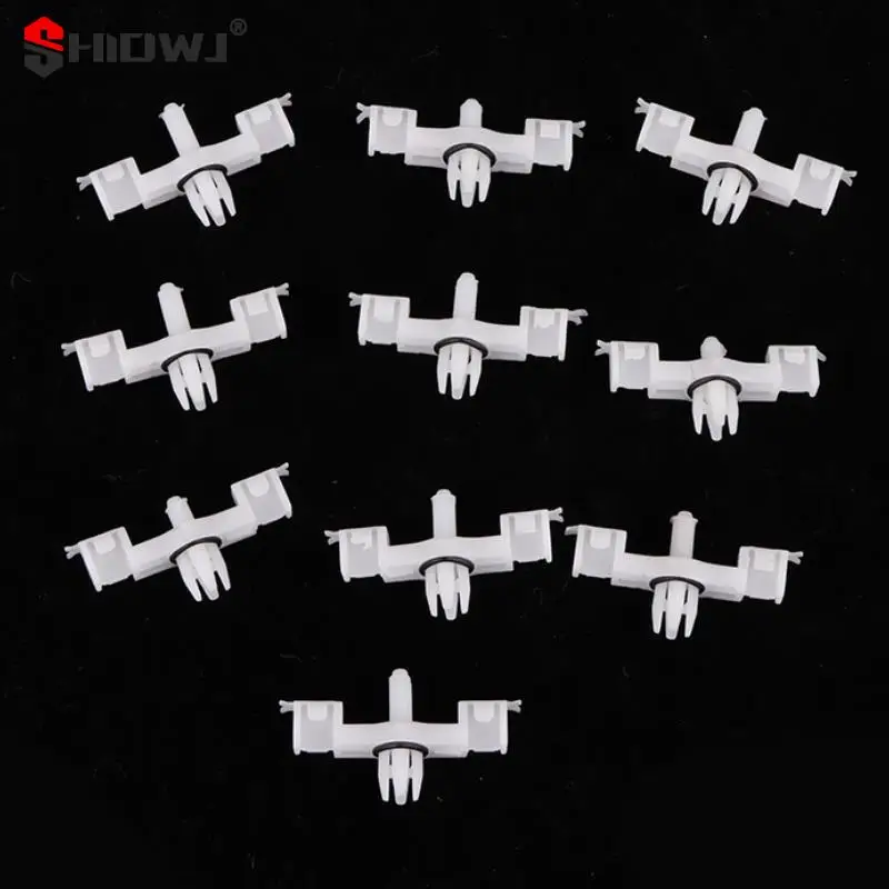 10Pcs Door Trim Strip Bar Threshold Pressure Plate Fixed Clip For VW Touareg Porsche Cayenne Plastic Auto Fasteners