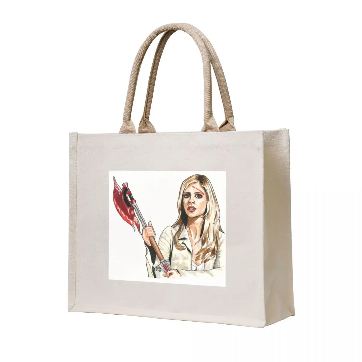 

Just Keep Fighting Tote Bag Reusable bags eco bag folding university shopper bag Canvas