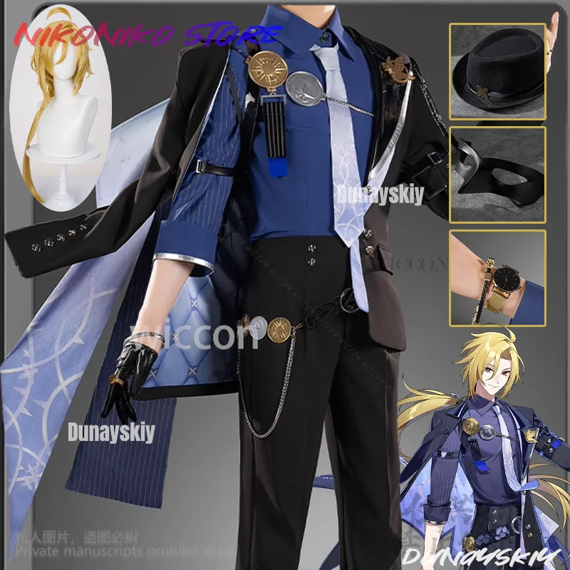 هوغو كوسبريف ZZZ لعبة Zenless منطقة صفر زي وسيم مصاص دماء موحدة معطف الدعائم الباروكات جيراي كي رجل امرأة بنات كوسفخ