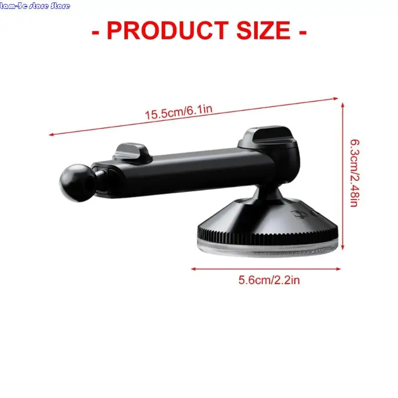 D0UA頑丈な車のアクセサリーサクタンカップラックホルダーベース電話ホルダー用17mmボールジョイント移動デバイスアクセサリーを使用する