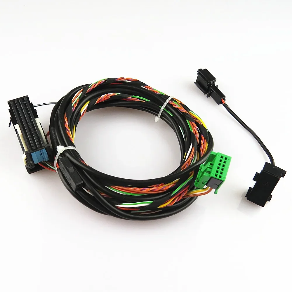 SCJYRXS Bluetooth Module Microphone Cable Harness Plug Adapter 3BD035711 3BD 035 711 For VW CC Eos Golf MK5 Passat B7 Tiguan