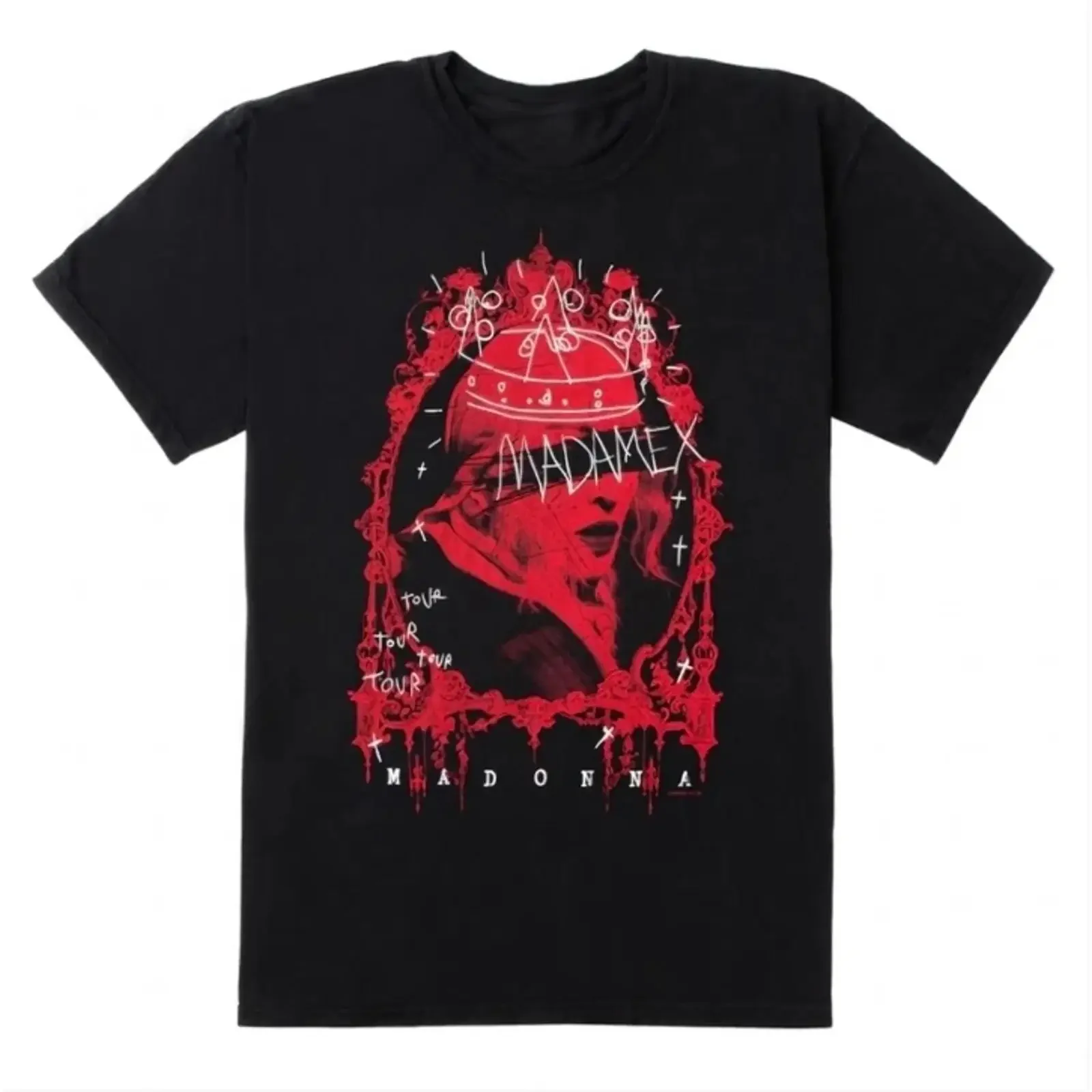 HOT Madonna quot Madame X Majesty T shirt All Size S to 2XL FREESHIP vintage Washed Stylish streetwear graphic Casual homme