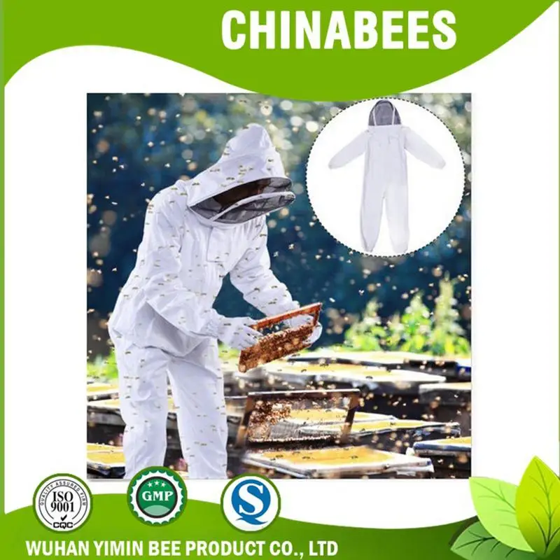 Professional Beekeeping Suit Full Body Bee Proof Protective Clothing Ventilated Hooded Anti-Bee Equipment Apiculture Costume