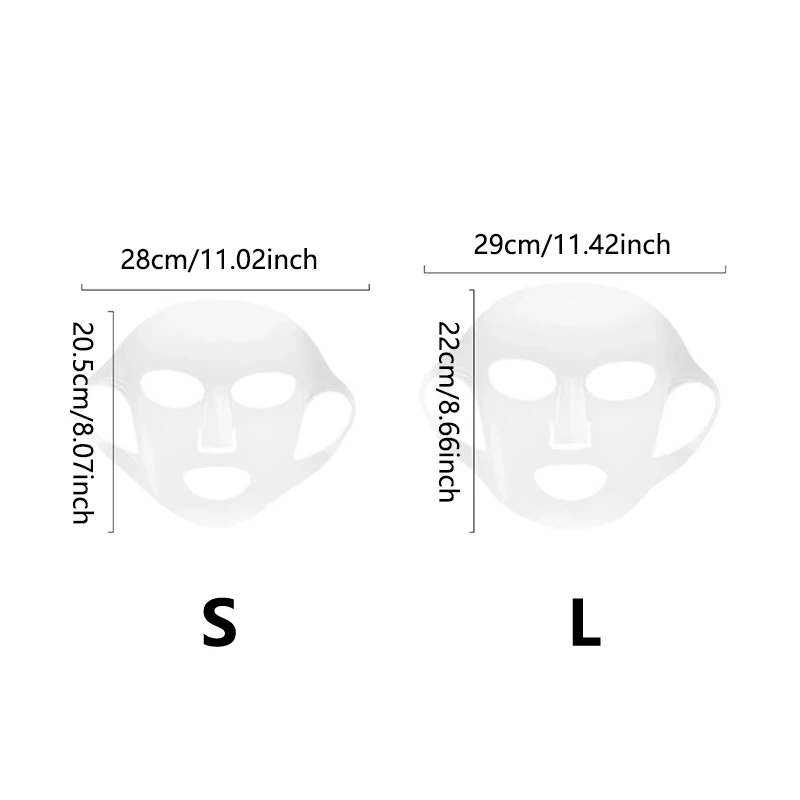 Capa de máscara de silicone, máscara fixa montada na orelha para hidratar e absorver essência, ferramenta de cuidados faciais reutilizável