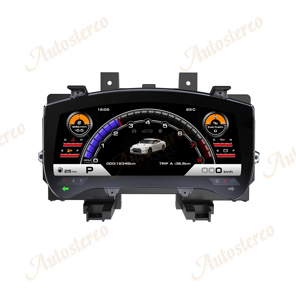 New LCD Odometer Car Dashboard Digital Cluster For Nissan GTR 2008-2015 HD Display Instrument Speedometer Screen Uptodate