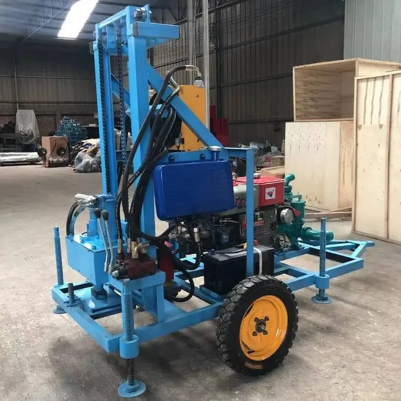 جهاز حفر آبار المياه بالديزل الصغير من Yugong آلة حفر آبار المياه العميقة ذات العيار الكبير