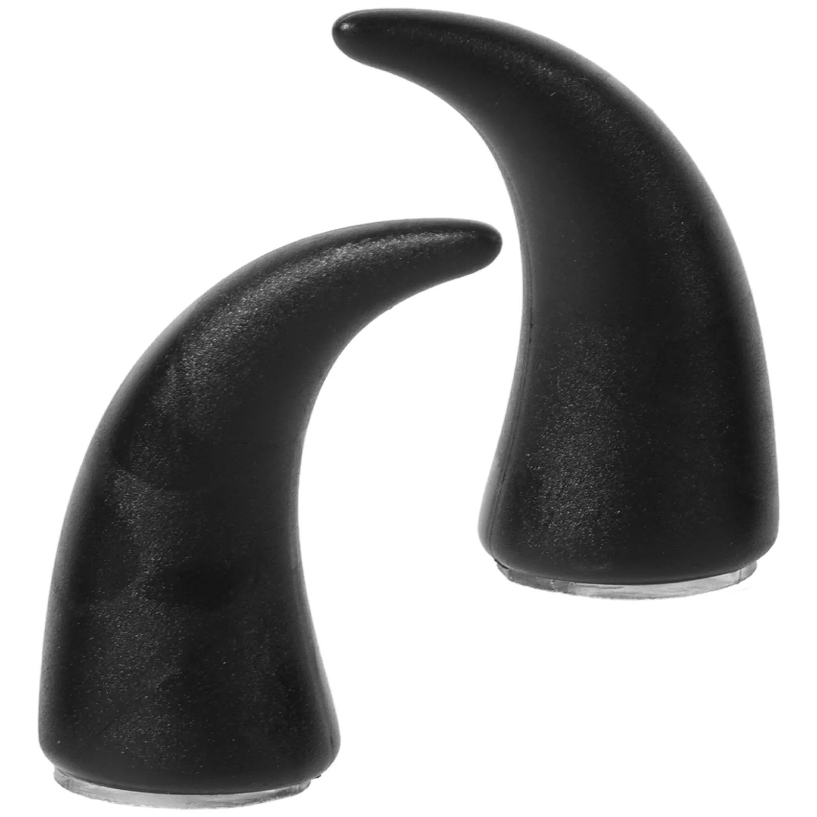 

1Pair Devil Bull Horns Horn Motorcycle Decoration Accessory Sturdy Adhesive Mount Horns for Motorcycle Bike Ski