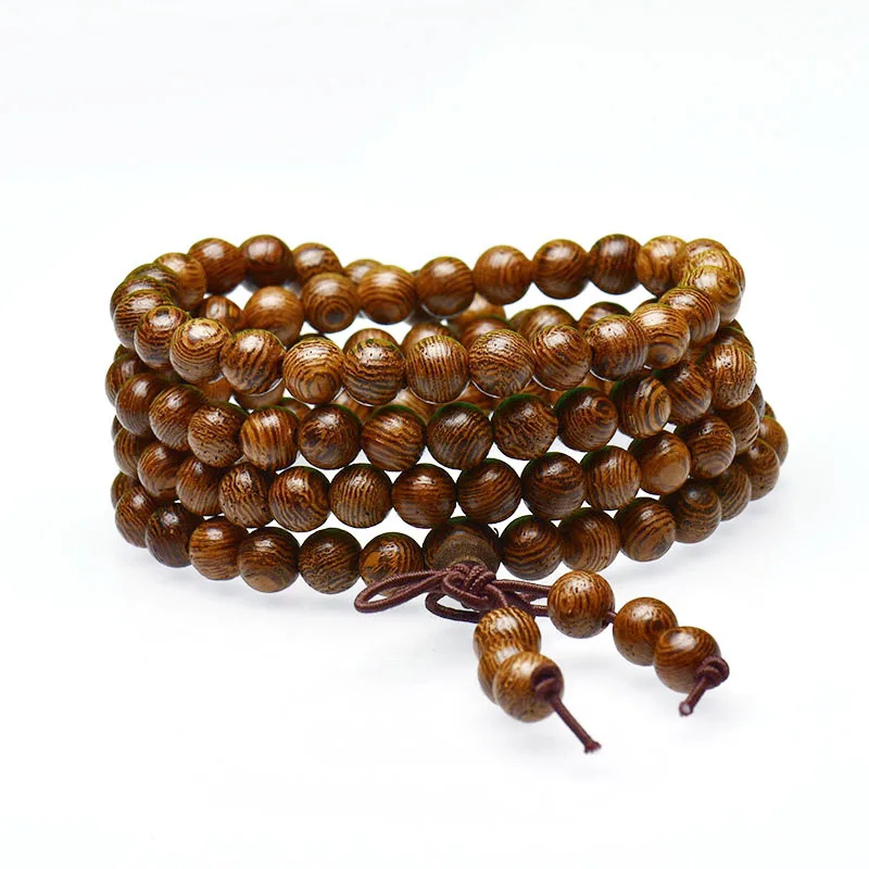 Wing Wood Beads Bracelet Necklace Amulet Vintage Designer Luxury Talismans Real Sandalwood Jewelry Fashion Accessories