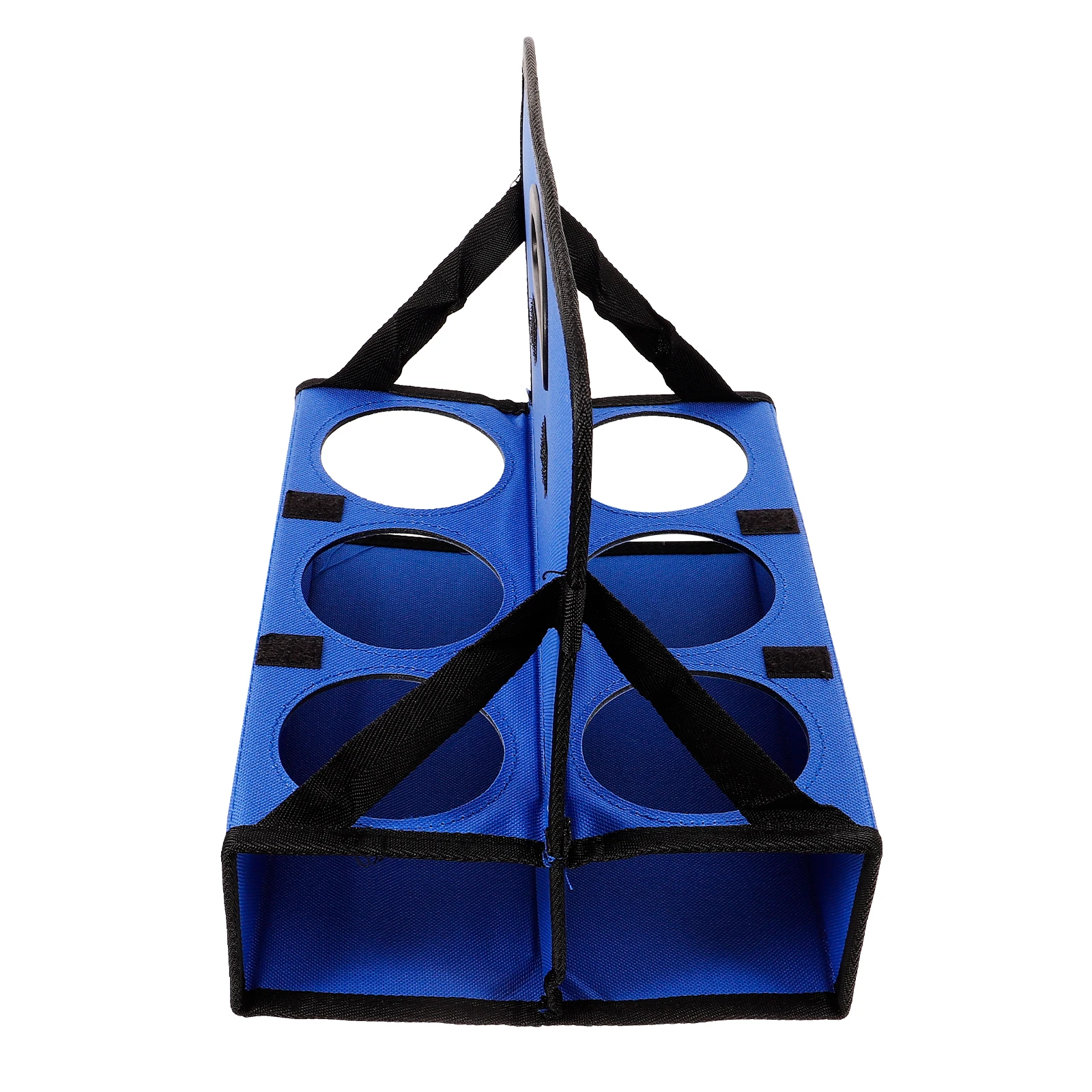 

Foldable Cup Carrier H held Coffee Thermal Blue Large Capacity Leak Proof Reusable Polyester Drink Takeout Holders Travel