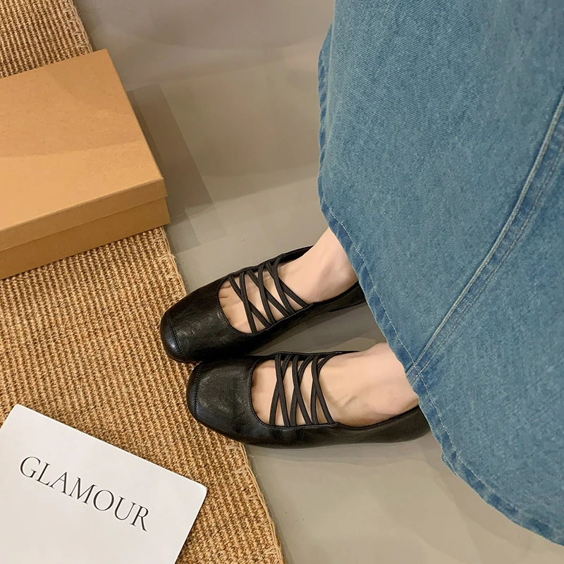 Women Lace-up Square Toe Flat - Women Shoes For Walking review and price