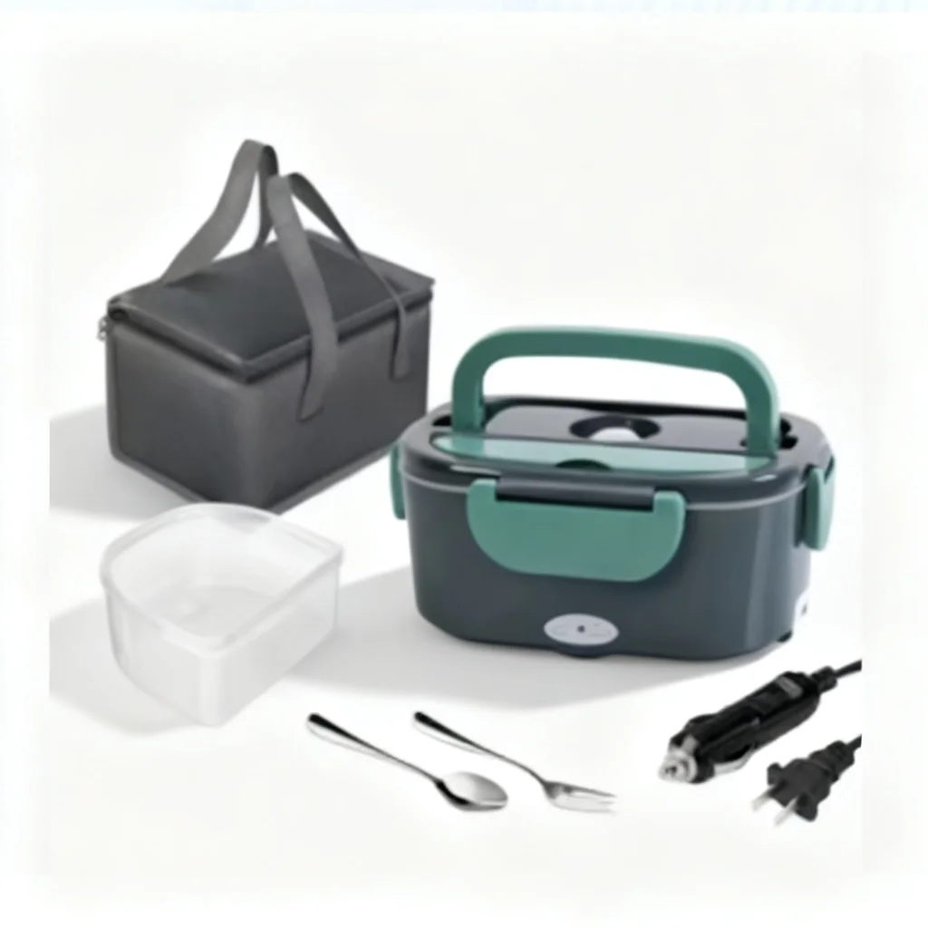 Professional Portable Heated Lunch Box Food Warmer 12V 110V Dual Power Heated Lunch Box for Adults Truck Drivers Work Office Best 2026