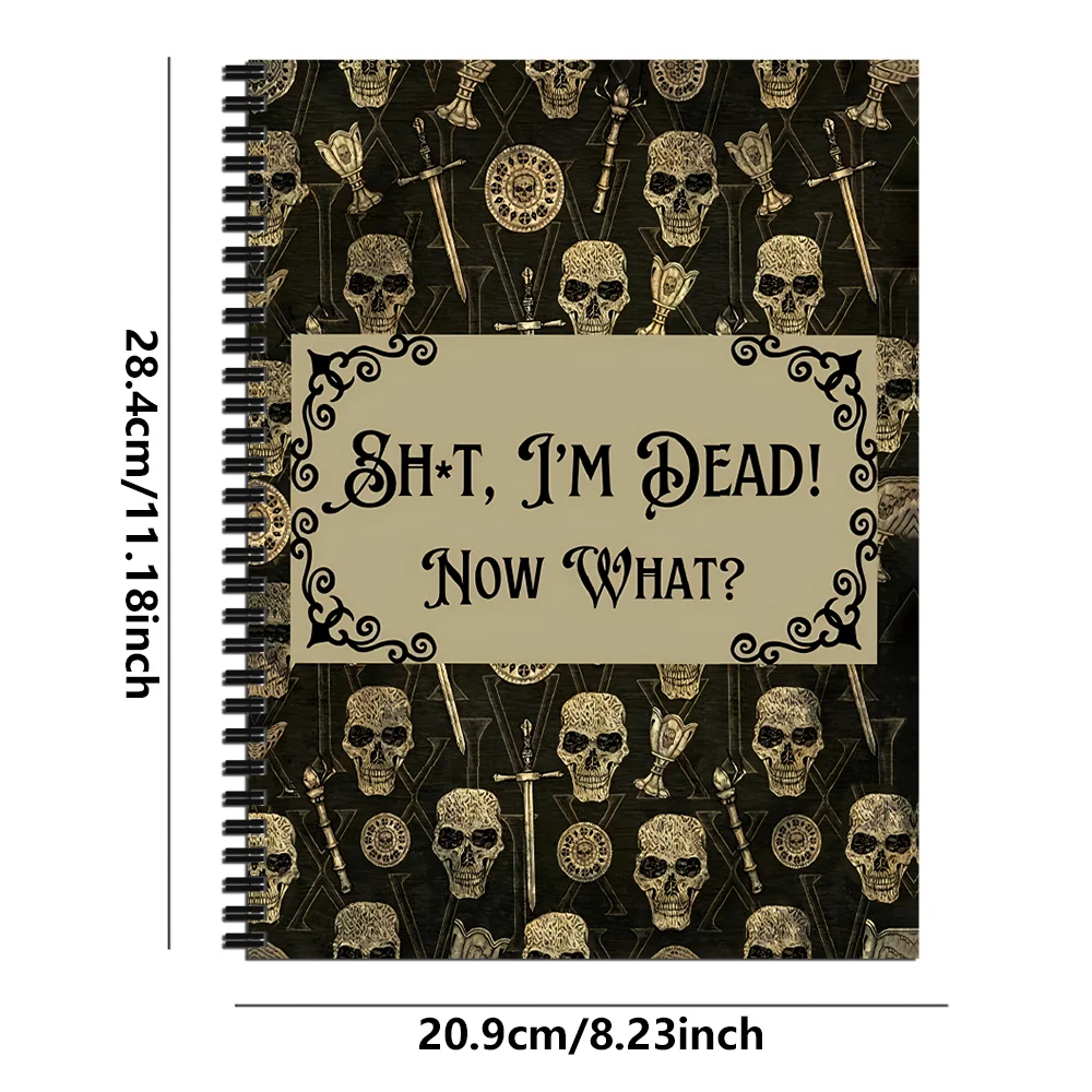 1pc  I\'M Dead, End Of Life Planner, I\'M Dead Now What Book Planner, Guided Final Arrangements When I\'M Gone Workbook Organizer