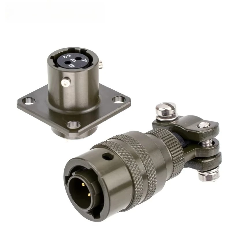 MIL Spec DTL 26482 8-2P MS3116 MS3112 MS3110 MS3114 Male Female Aviation Plug Panel Mount Socket Aluminum Connector