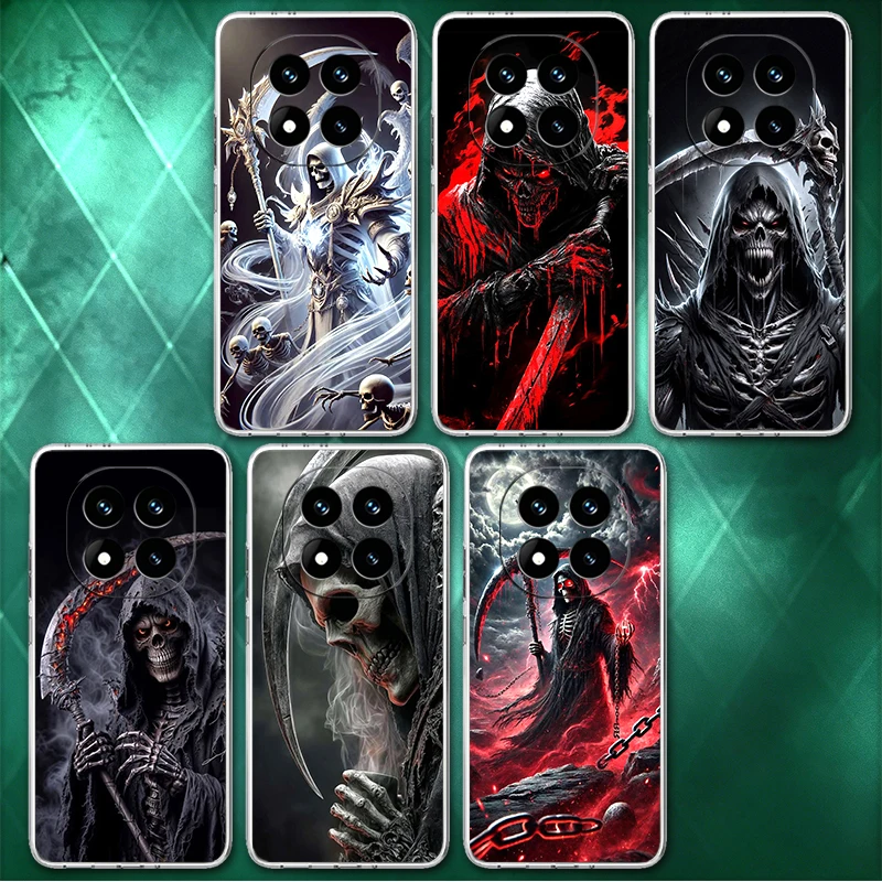 Death Note Replica - Todesengel Totenkopf Sensenmesser Weiche Handyhülle für