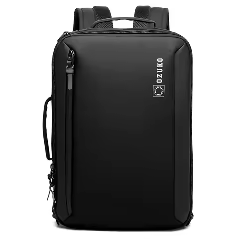 Ozuko masculino à prova dwaterproof água viagem grandes mochilas multifuncionais negócios carregamento usb 15.6 polegada mochila portátil