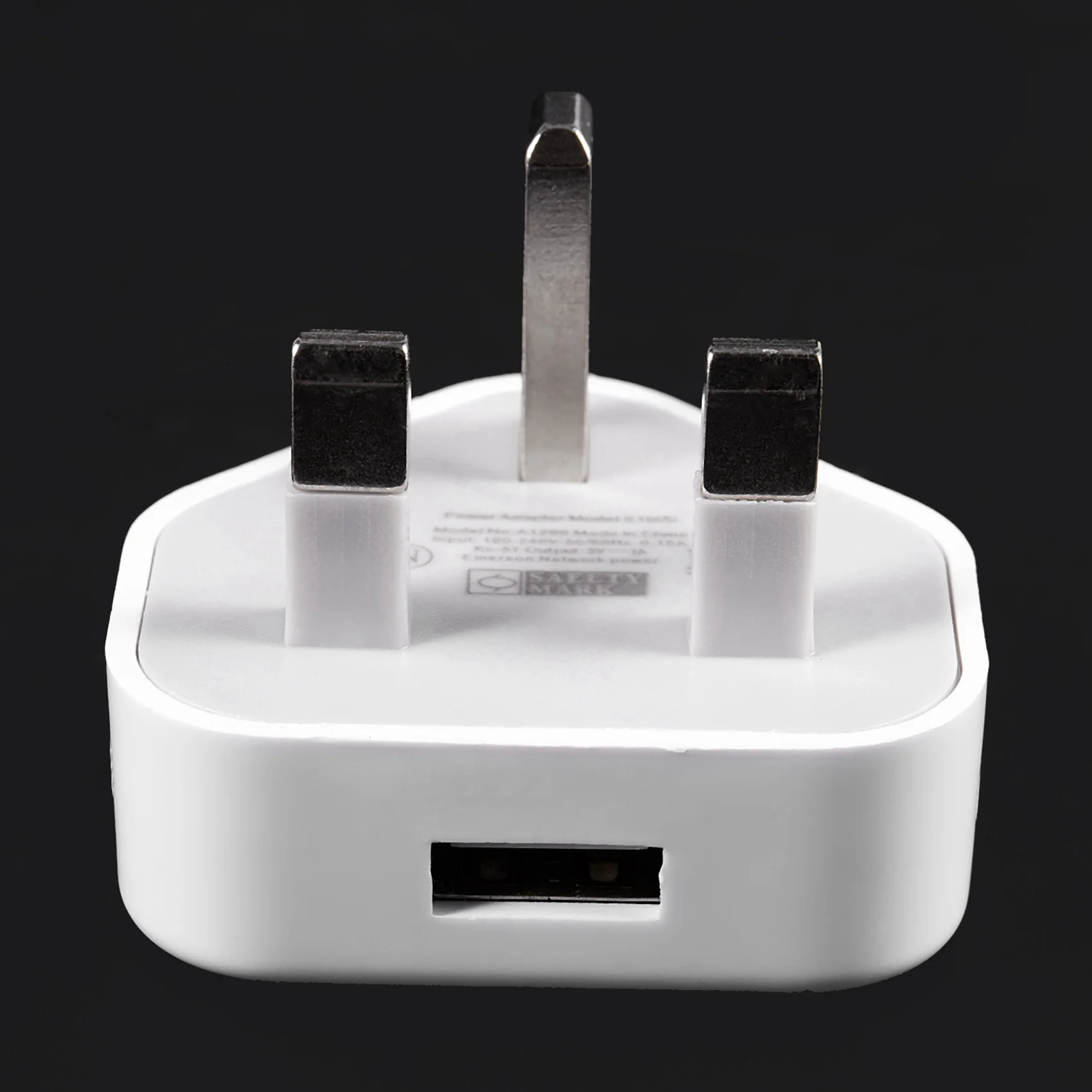 FULL-2X العالمي USB المملكة المتحدة التوصيل 3 دبوس الجدار مهايئ شاحن مع منافذ USB شاحن السفر شحن للهاتف باد (1 منفذ)