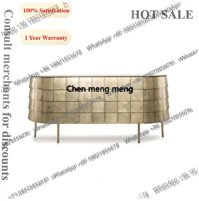 B567  High-end Light Luxury Living Room Cabinet Post-modern TV Decorative Cabinet Dining Side Door Storage Cabinet