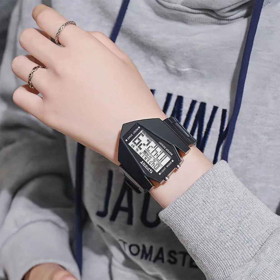 

Multi functional electronic watch Korean version, personalized watch for junior and senior high school students, youth, night li