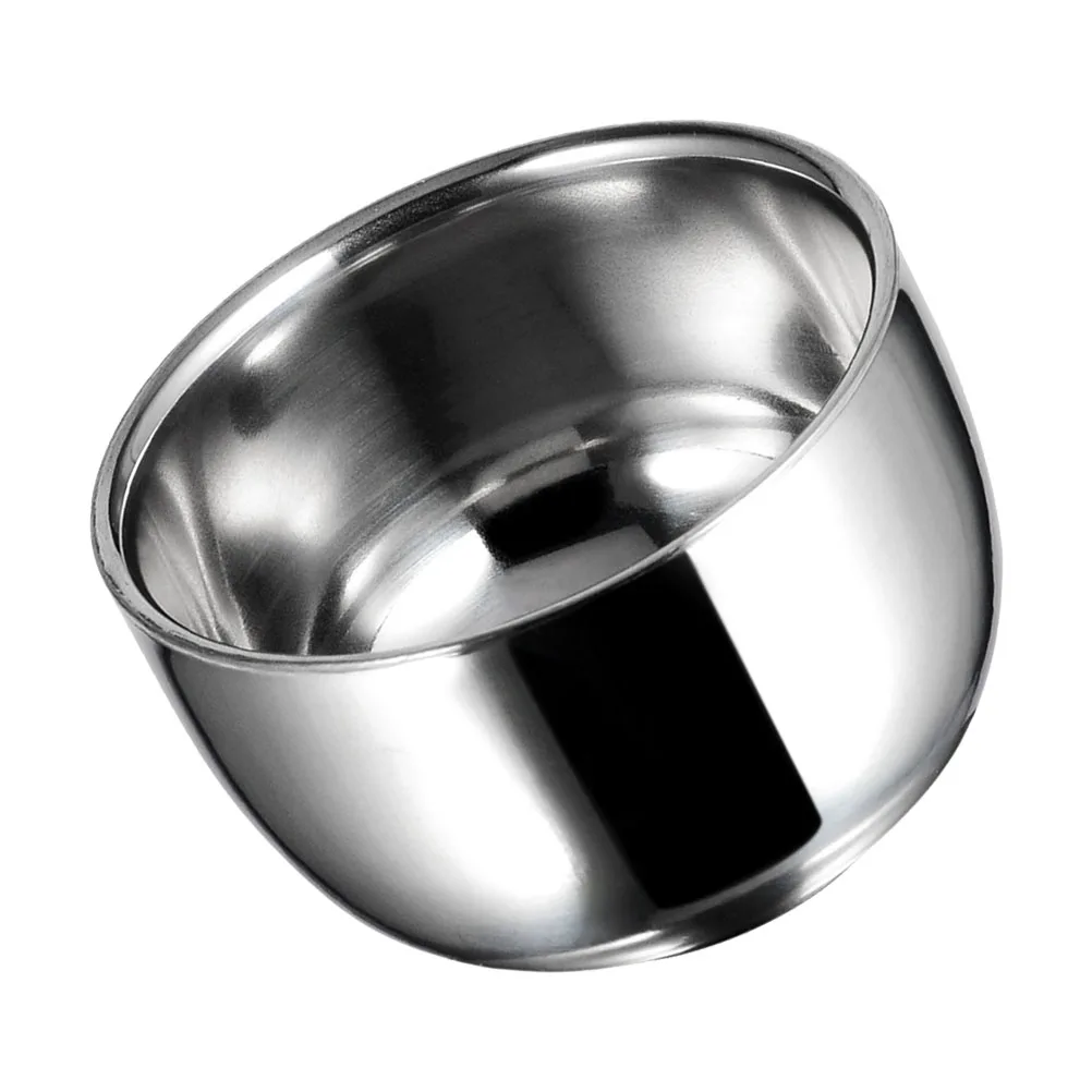 

Stainless Steel Foaming Container Durable For Men Home Use Bubbling Shaving Soap Container Practical Shaving Accessory Durable