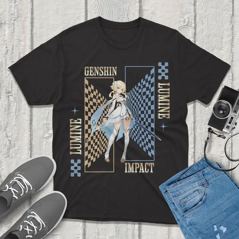 

Lumine Genshin Impact T-Shirt: Premium Quality Apparel Featuring Your Favorite Characters! Perfect for Gamers & Anime Fans!