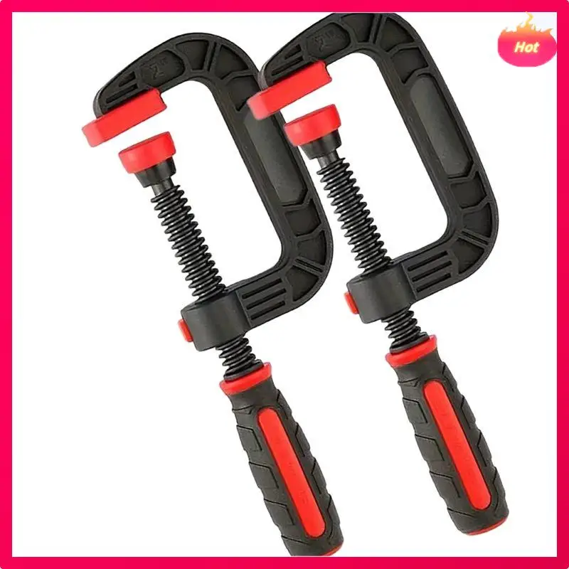 

ABYP Woodworking Clamps 2Pcs/Set Reinforced Plastic Nylon Spring Jaw Heavy-Duty Clamping Force Opening