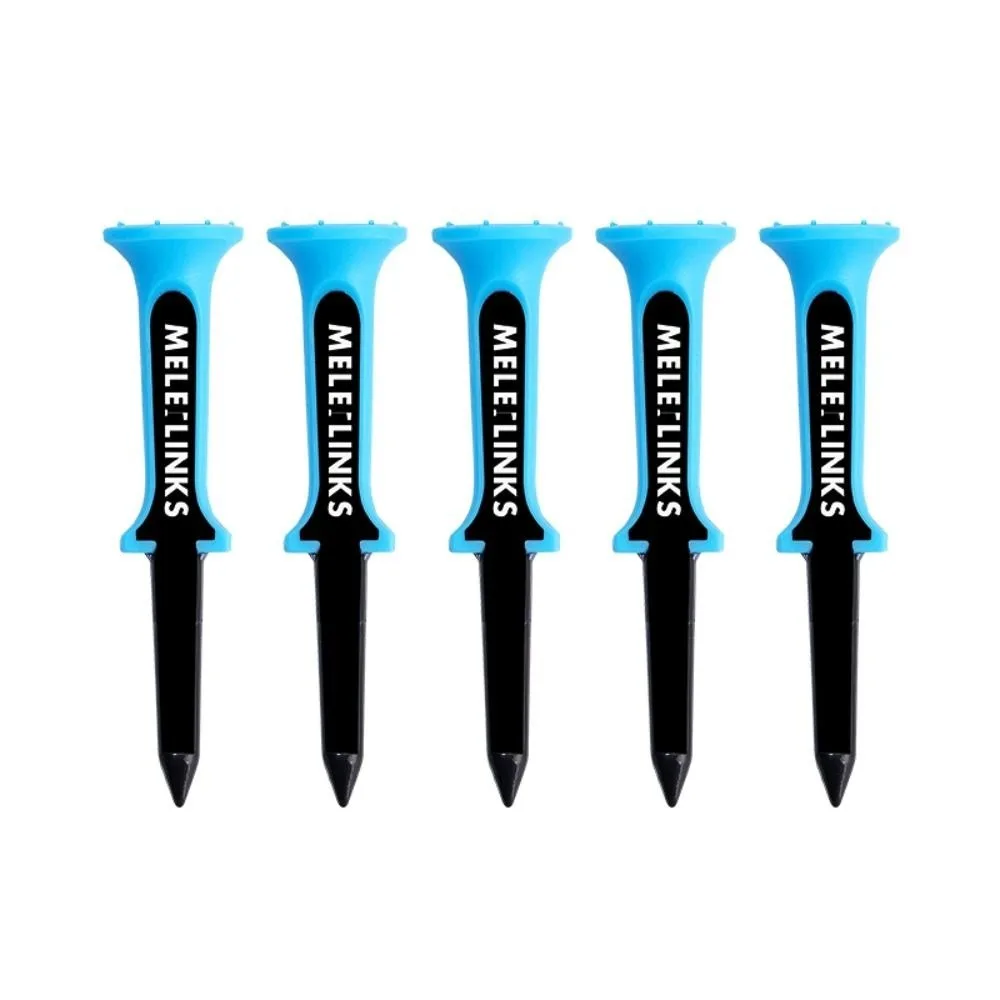 5 Pcs Set Professional 80 mm Golf Ball Holder Zero Drag Reduces Friction Golf Tee Portable Side Spin Zero Drag Tees Outdoor