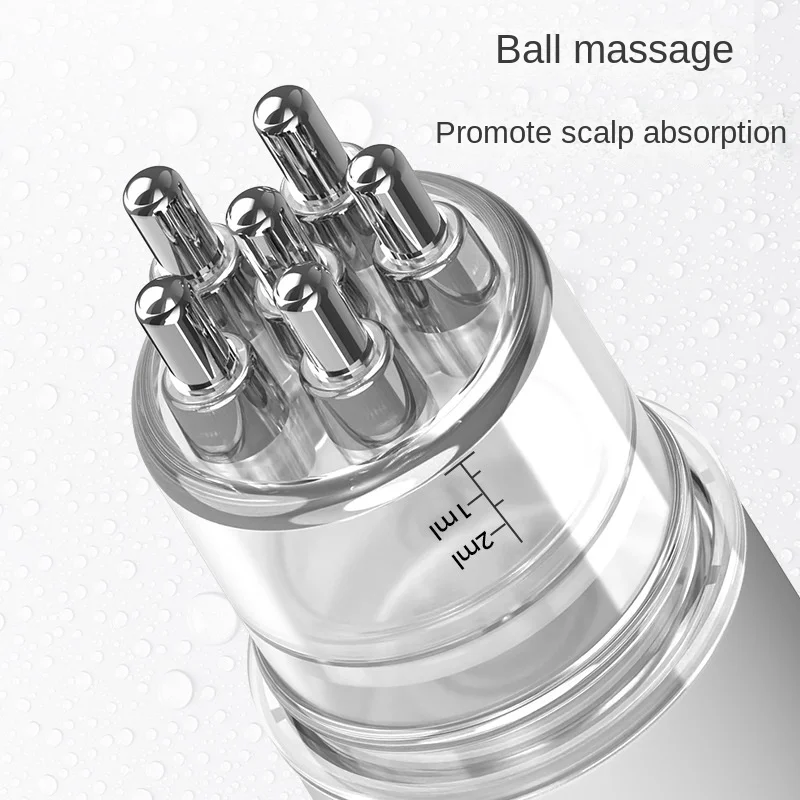 Portable Scalp Massager Hair Growth Machine Male Hair Loss Prevention Device 2+15ml Hair Lotion Applicator Comb