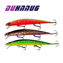 1PCS Hot Fishing Lure 3D Eyes Floating Minnow 12.5cm 12g Aritificial Laser Wobblers Crankbait Hard Plastic Fishing Tackle Pesca