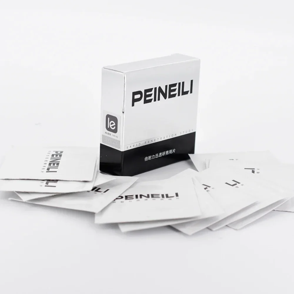 PEINEILI portátil para hombre, juguete sexual para prolongar las relaciones sexuales, productos para adultos, 60 minutos de tiempo, ideal para Hotel y viaje, 12 unids/lote por caja