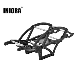 INJORA Kangaroo Carbon Fiber Chassis Frame Kit For 1/24 RC Crawler SCX24 Deadbolt Jeep JLU C10 Bronco (SCX24-165)