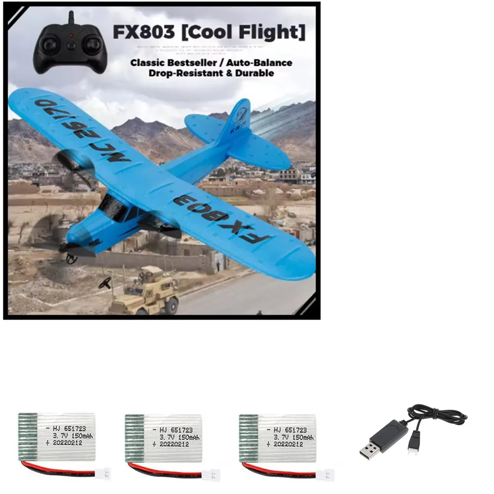 Original Parts FX803 RC plane Battery  3.7V 150mAh / Propeller Blade /  Landing gear / For FX803 Drone Accessory