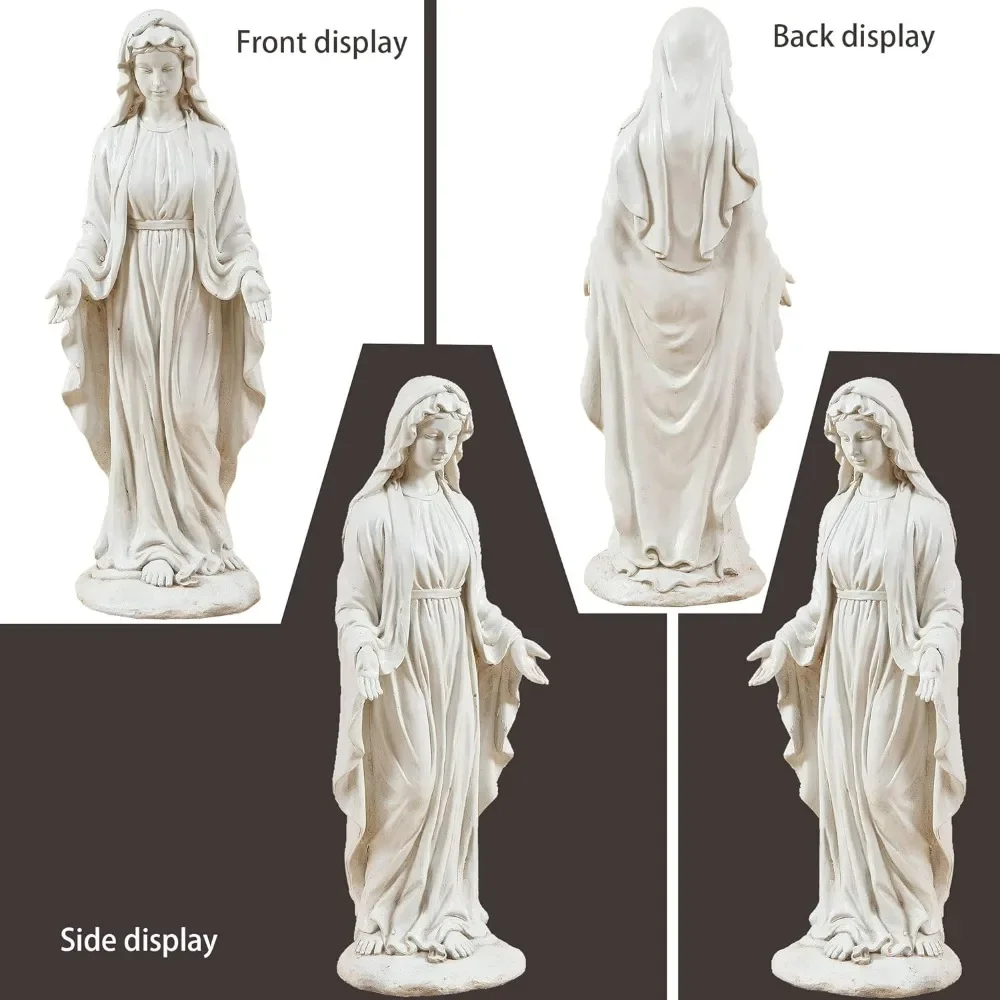 Virgin Mary Statue Outdoor,Religious Garden Statue,Blessed Mother Outdoor Statues,Sculptures