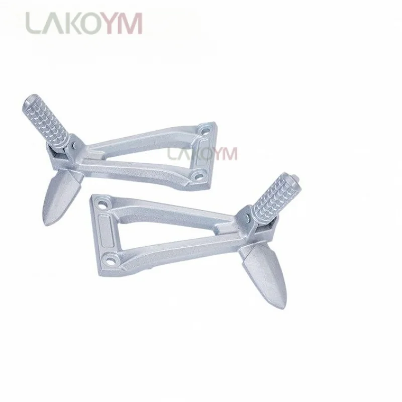 Applicable to Motorcycle Longxin Jin Long Accessories WujiCR-5Original Left and Right Aluminum Alloy Rear Pedal Assembly