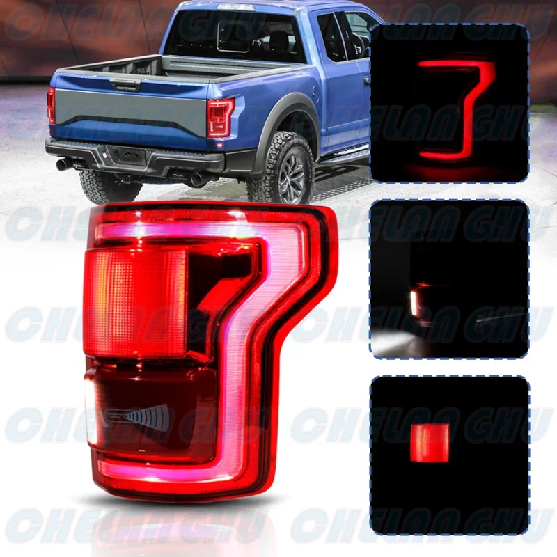 

LED Right Side Tail Light For Ford F150 2015 2016 2017 Rear Lamp With Brake Light Position Light Reverse Light Blind Spot