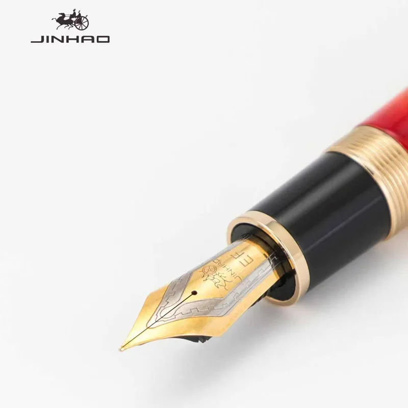 Wysokiej jakości pióro wieczne JinHao X169 Eleganckie pióro do kaligrafii, artykuły papiernicze, pióra do pisania, nowe — zdjęcie produktu 4