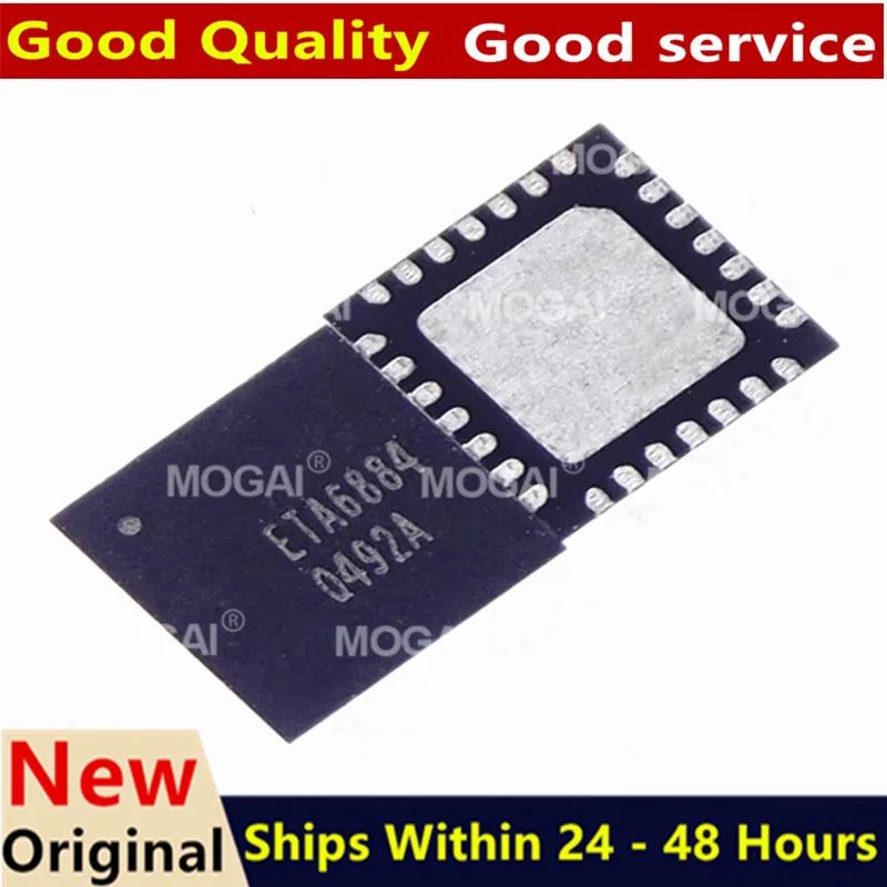 (5piece)100% New ETA6884 ETA6884Q43 QFN-28