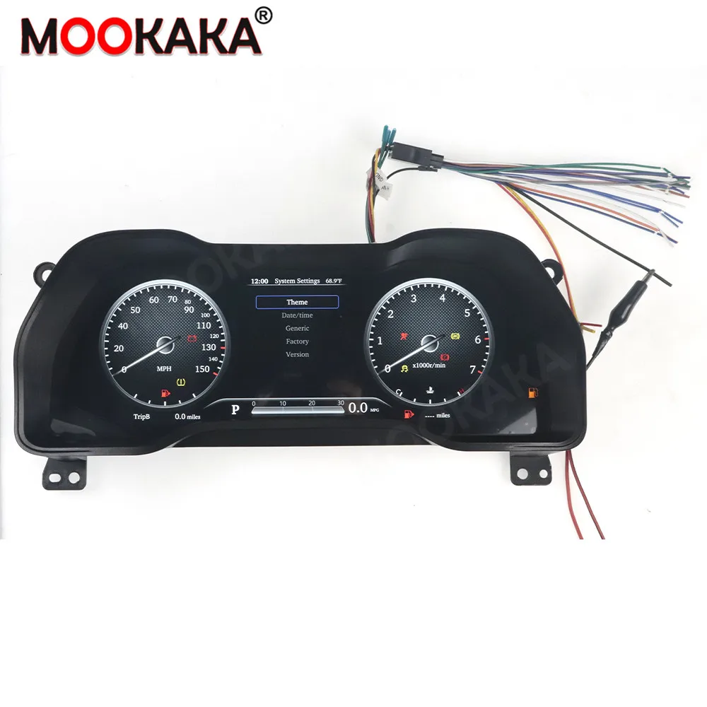 12.3'' Digital Virtual Cockpit For Toyota 4 Runner 2014-2019 Instrument Cluster LCD Dashboard Panel Speedometer Gauge LINUX