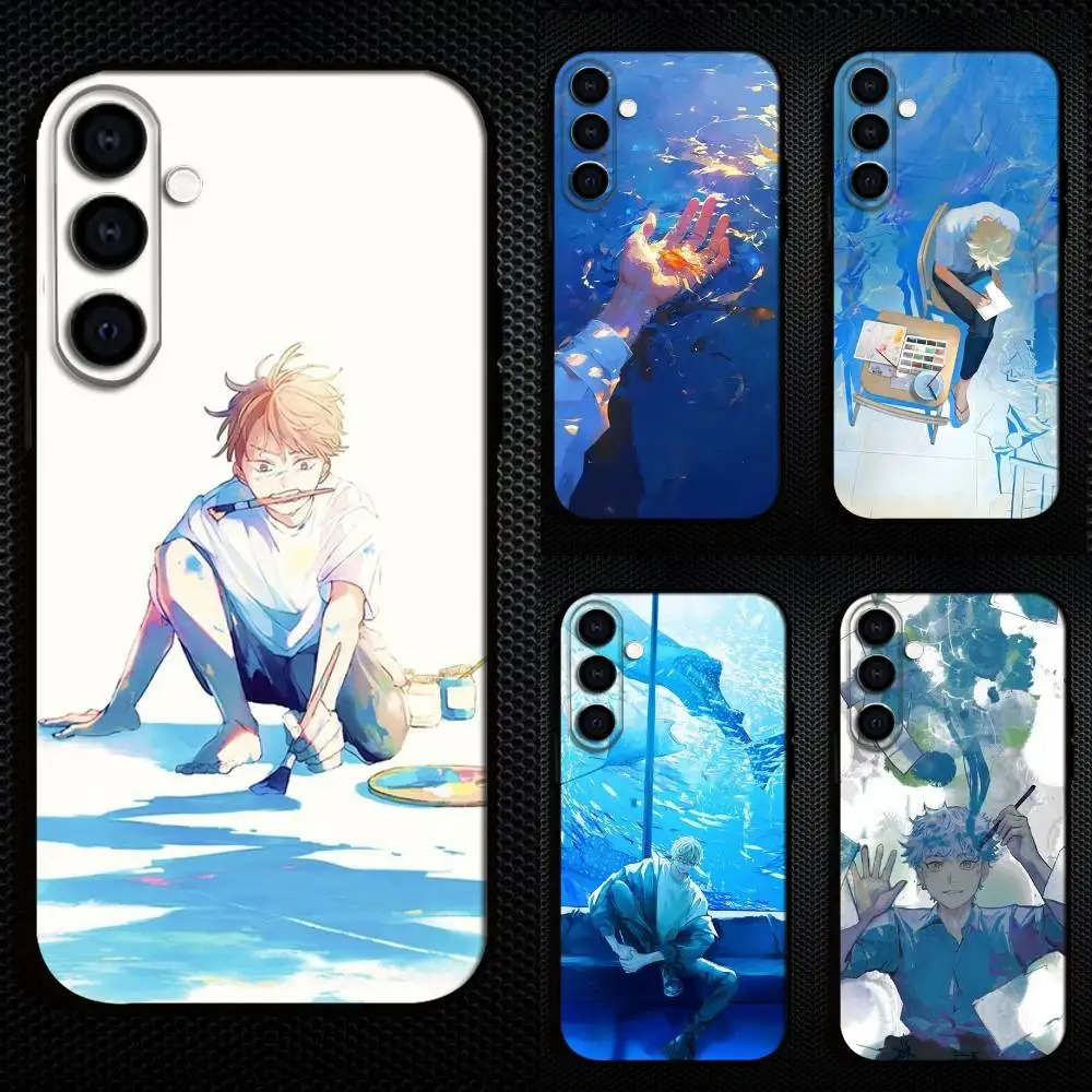 

Y-Yatora Yaguchi Blue Period Phone Case For Samsung Galaxy A73,A72,A71,A70,A53,A52,A51,Others Soft Black Cover