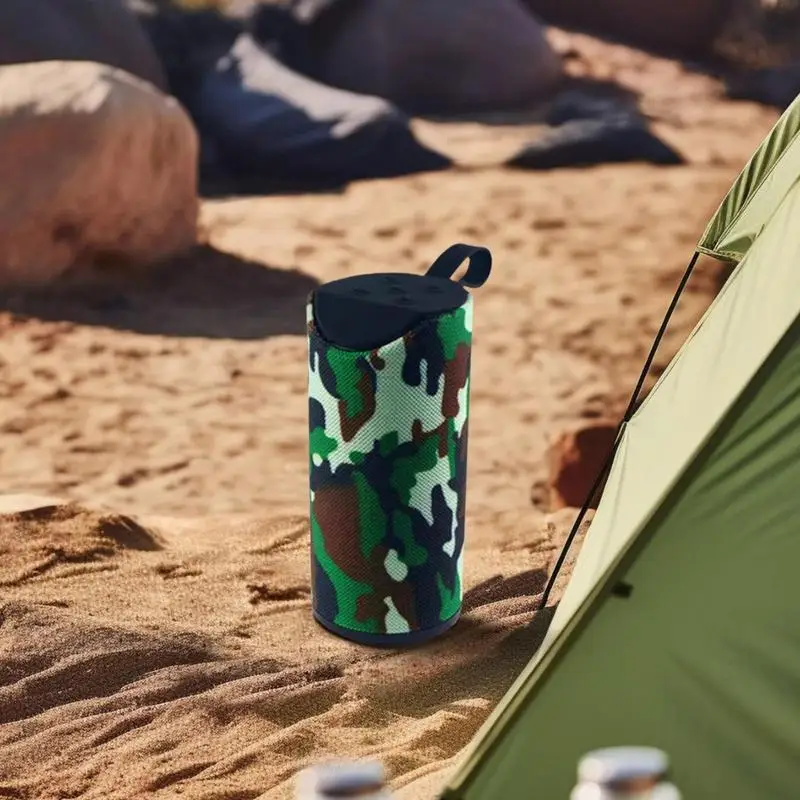 مكبر صوت لاسلكي مكبرات صوت لاسلكية خارجية صوت ستيريو عمر بطارية طويل أداة إلكترونية للتخييم ورحلة الاستحمام