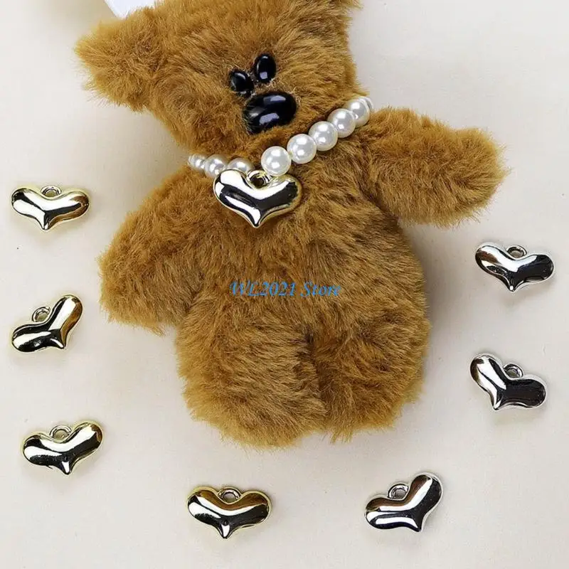 G5GC 10pcs Acryl Abs Serce Wiseldants
