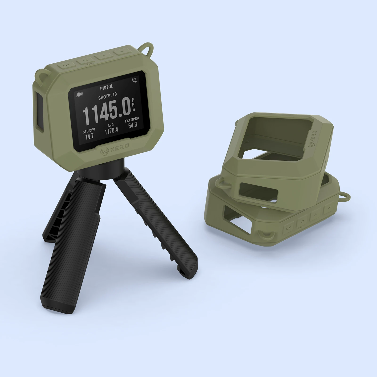 Силиконовый чехол для Garmin Xero C1 Pro, простой однотонный чехол с таймером Силиконовый чехол для Garmin Xero C1 Pro, простой однотонный чехол с таймером