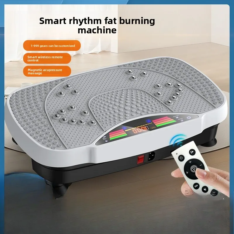 Fat Shake Machine High Frequency Vibration Abdominal Massager Bluetooth Lazy Body Shaping Device Home Fitness Vibration Plate