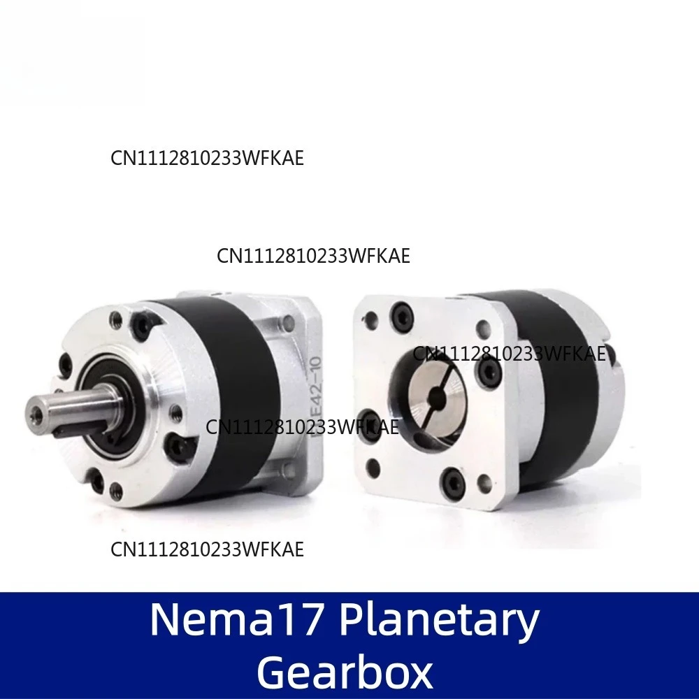 FLE42 Nema 17 Planetary Gearbox Motor Speed Reducer Ratio 4:1/5:1/10:1/20:1/50:1, Input Hole 5mm for Nema17 Stepper Motor
