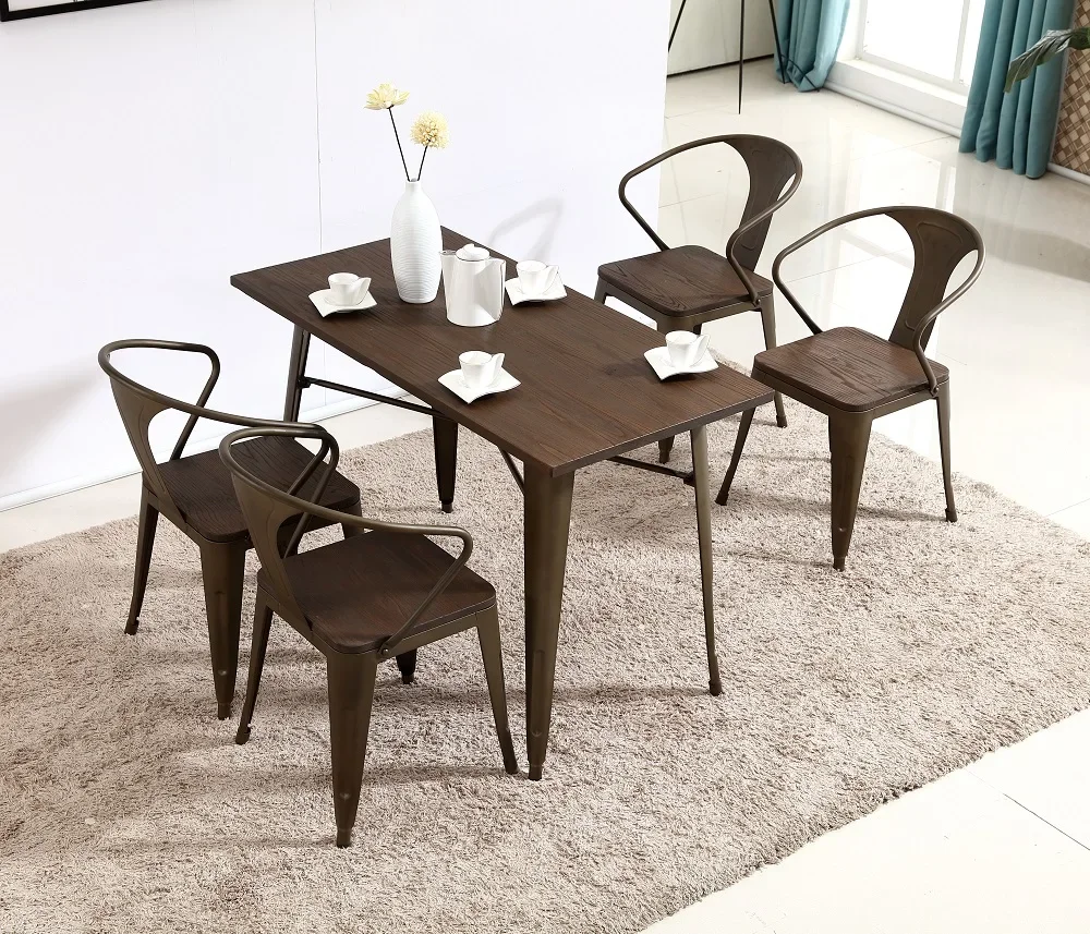 

Iron Frame Fast Food Restaurant Dining Chairs