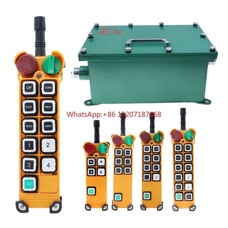 Easy operation overhead crane electric hoist winch lifting handing truck industrial radio remote control wireless