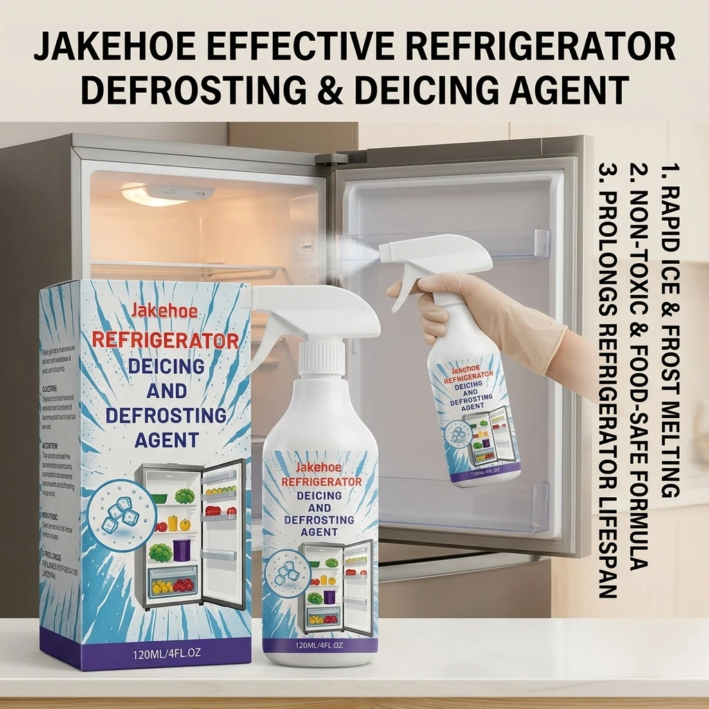 Refrigerator Deicing Defrosting Spray Remove Hard Ice Reduce Odor Buildup Simplify Defrosting Process Freezer Ice Melting Agent