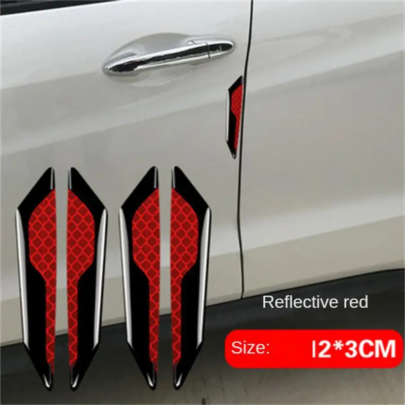 New Car Door Edge Anti-Collision Strip Reflective Protection Guards Buffer Trim Protection Strip Protector Car Door Crash Bar