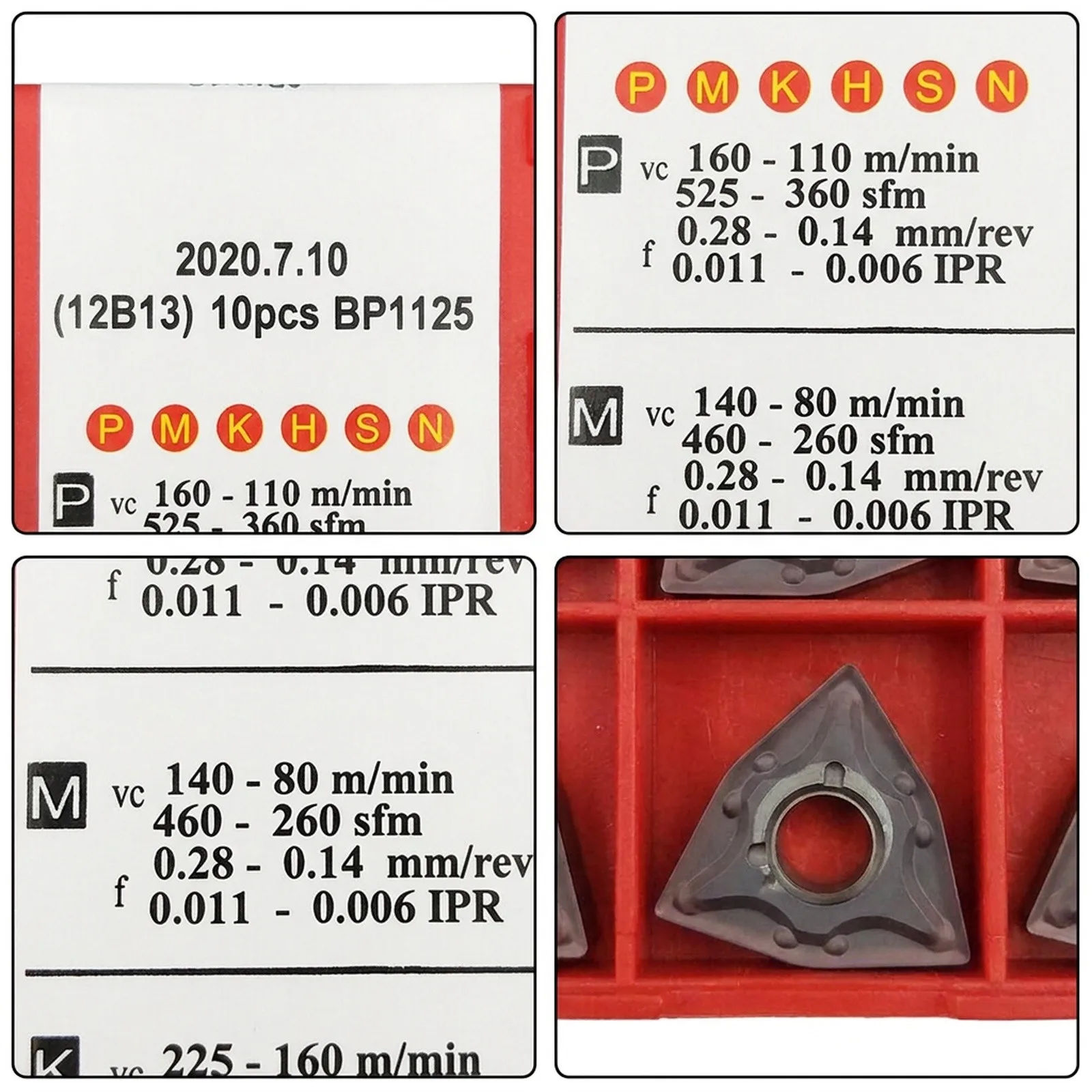Practical Useful Brand New Turning Inserts WNMG080404-MA High Quality Reliable 10pcs Accessories CNC Tool  Practical